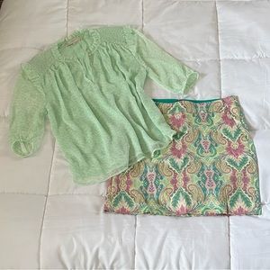 Skirt &Top Set